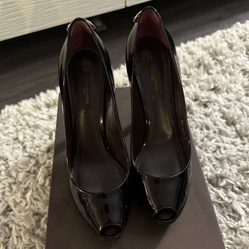 louis vuitton Oh Really open toe pump - Atamarante 37.5 - Picture 4 of 13